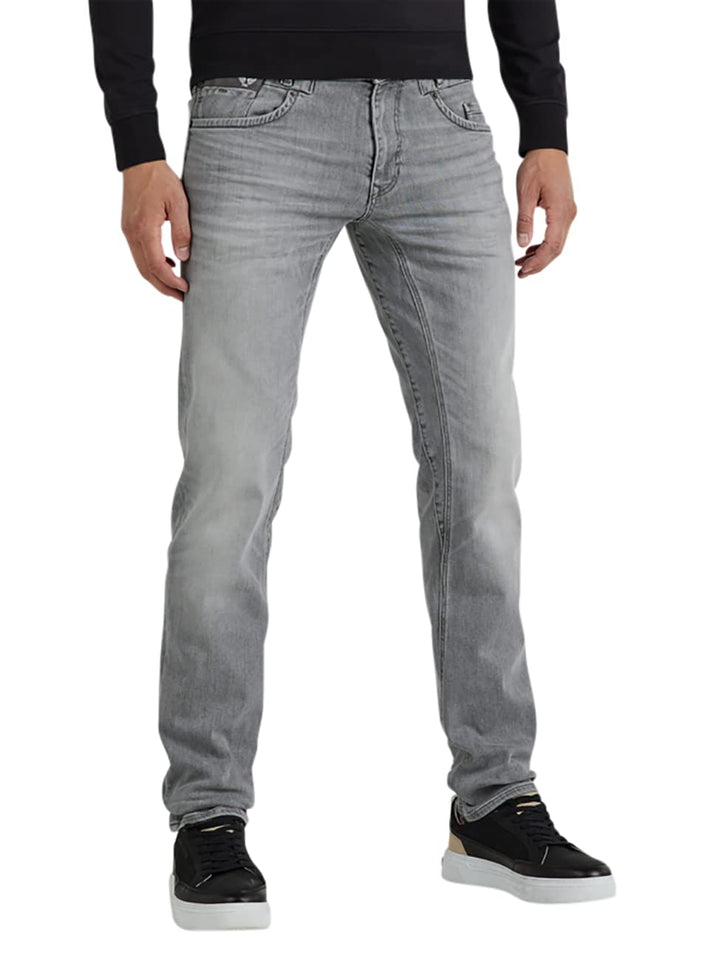 PME Legend Herren Jeans Commander 3.0 Grey Denim Comfort hellgrau - 33/36