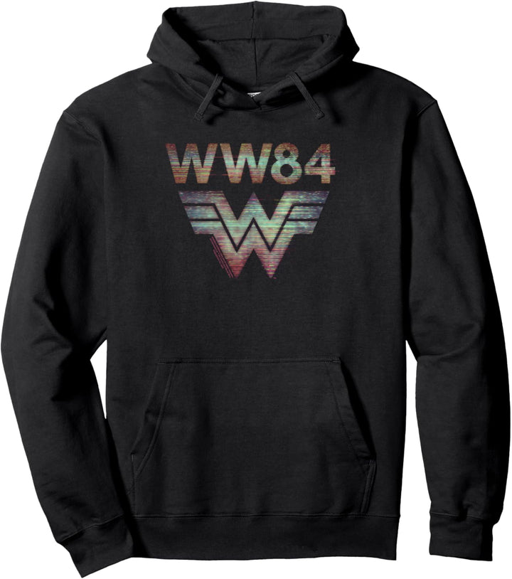 Wonder Woman 1984 Static TV Lines Pullover Hoodie