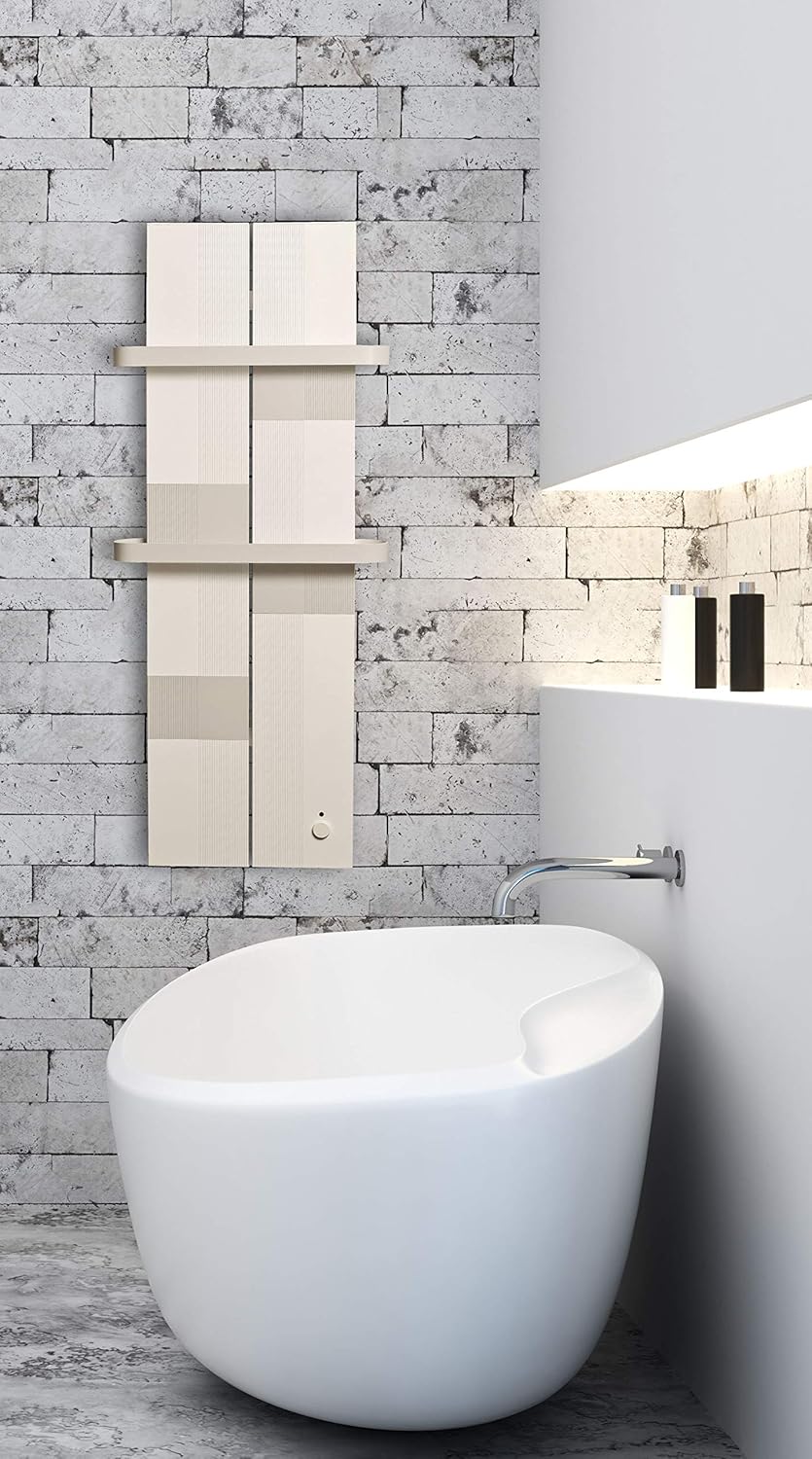 Finesa Badheizkörper elektrisch mit Thermostat – Design Badheizkörper Paneel flach – 1000x404 mm | 5