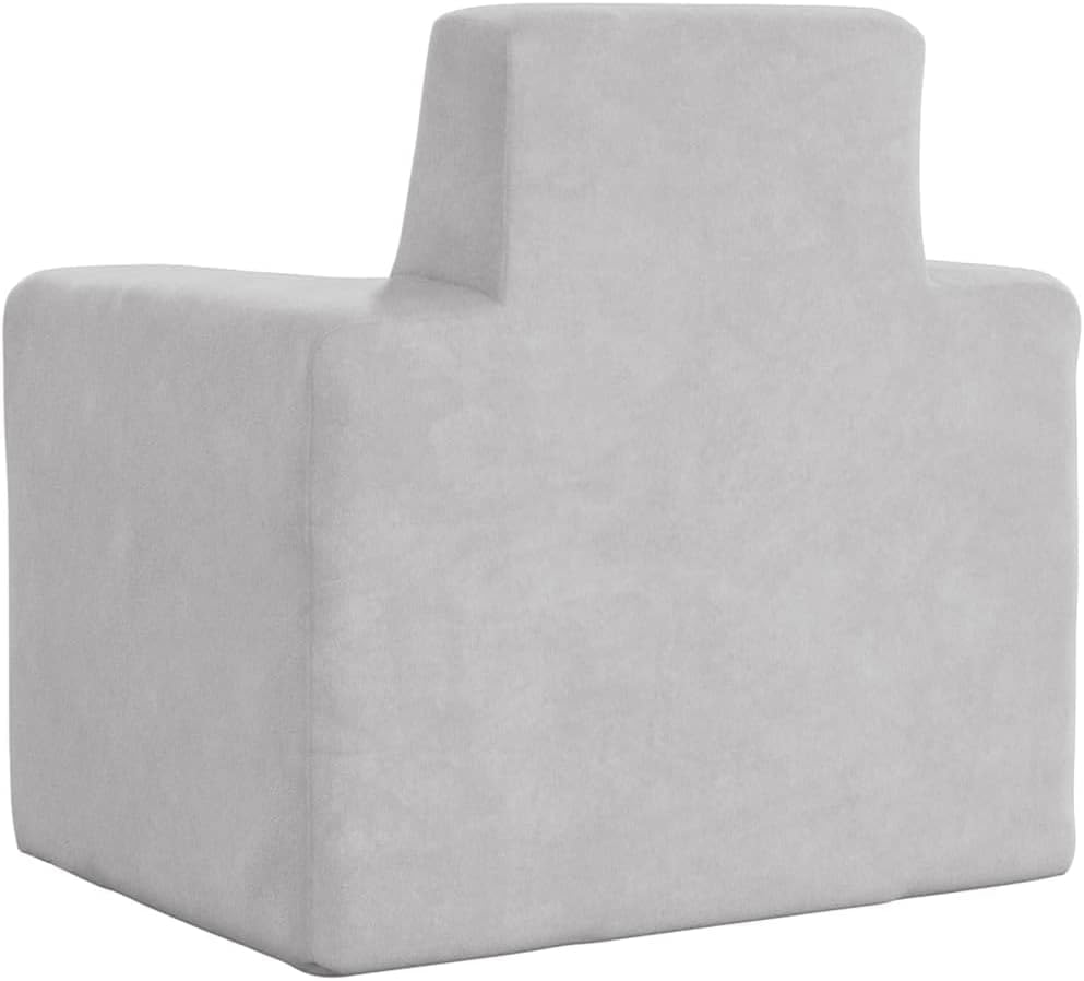 Kindersofa 52x39x50 cm Hellgrau Weich Plüsch Kinderzimmer MöBel Schlafcouch Mini Sofas & Couches Kin