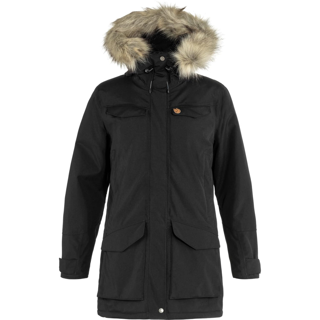 Fjällräven Damen Nuuk Parka W Jacket XS Schwarz, XS Schwarz