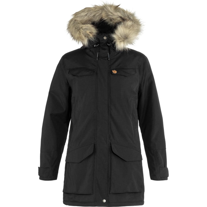 Fjällräven Damen Nuuk Parka W Jacket XS Schwarz, XS Schwarz
