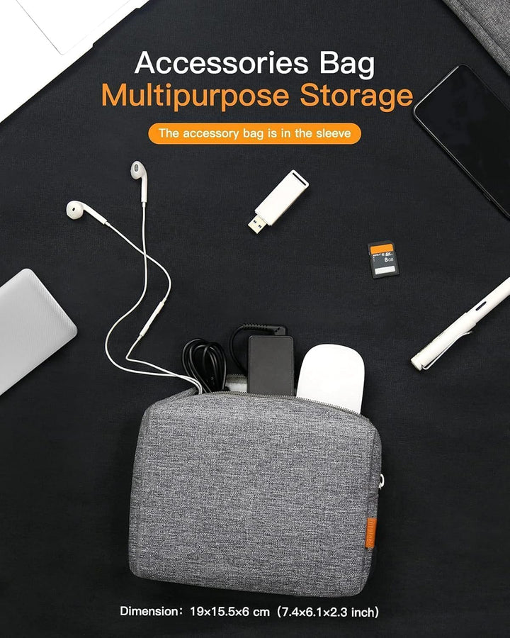 Inateck Laptoptasche Hülle kompatibel mit 15,3 Zoll MacBook Air M5 2026(A3448), M4 2025(A3241), M3 2