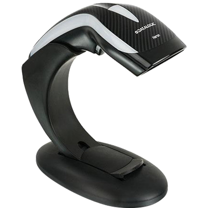 Datalogic ADC HD3130-BKK1B Heron HD3130,1D Scanner, USB KIT, Stand, Black Heron HD3130 1D SCNR USB K