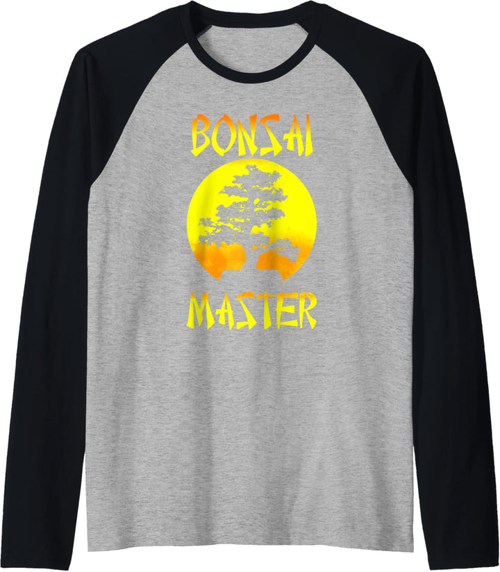 Bonsai Master Baum Bäumchen Hobby Gärtner Bonsai Meister Raglan