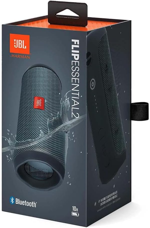 JBL Flip Essential 2 – Tragbarer Bluetooth-Lautsprecher mit wiederaufladbarem Akku – IPX7 wasserdich