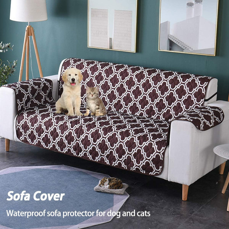 PETCUTE Sofabezug 2-Sitzer sofahusse Sessel Bezug Couchbezug Gesteppte Sofaschoner Sofa bezug Sofa S