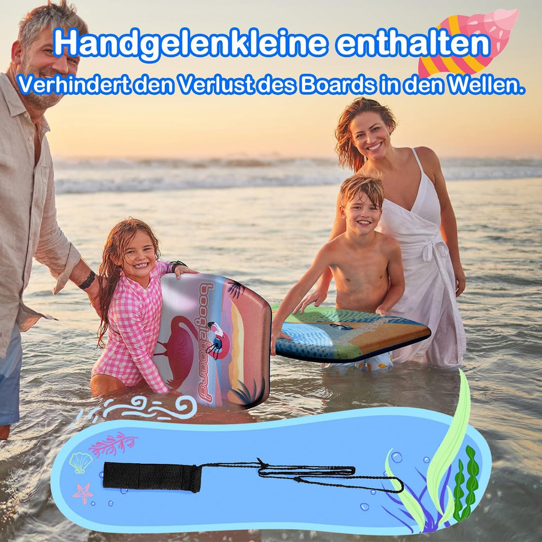 Wham-O Bodyboard 2er-Pack | Schwimmbrett für Strand & Schwimmbad | Leichtes Surfbrett Kinder | 94x46