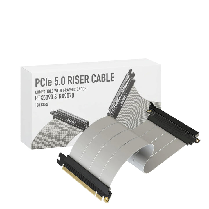 LINKUP - AVA5 PCIE 5.0 Riser-Kabel | RTX5090 RX9070 GPU Bereit | x16 128GB/s Geschwindigkeit | PCIe