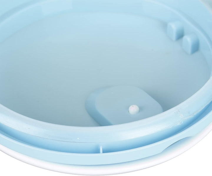 Bento Box aus Edelstahl 304. Stapelbare,Thermo Lunchbox, Isolierte Brotdose Kinder, Runde Lunchbehäl