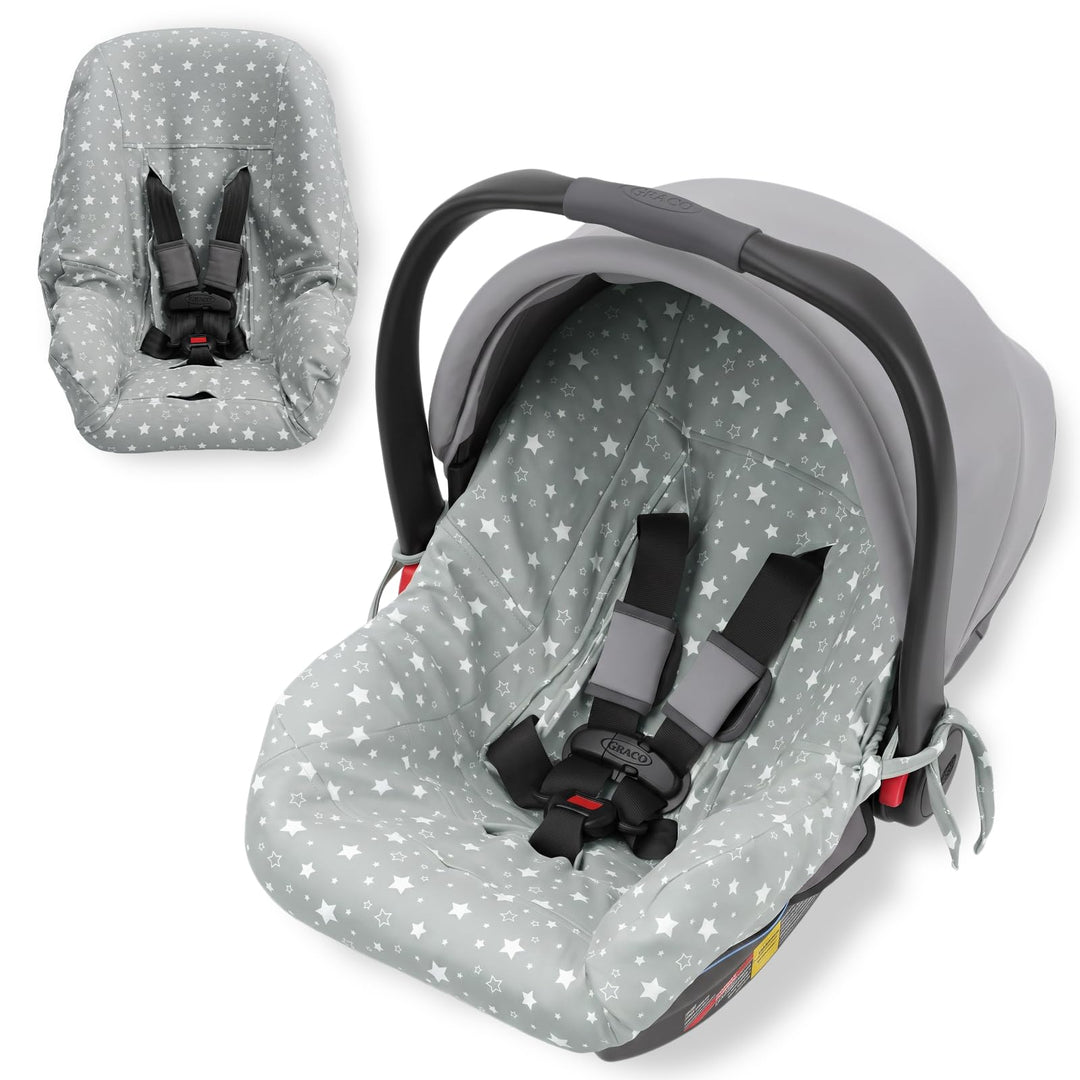 Orzbow Universal Bezug für Babyschale,Schutzbezug aus 100% Baumwolle,Perfekter Passform für Babyscha