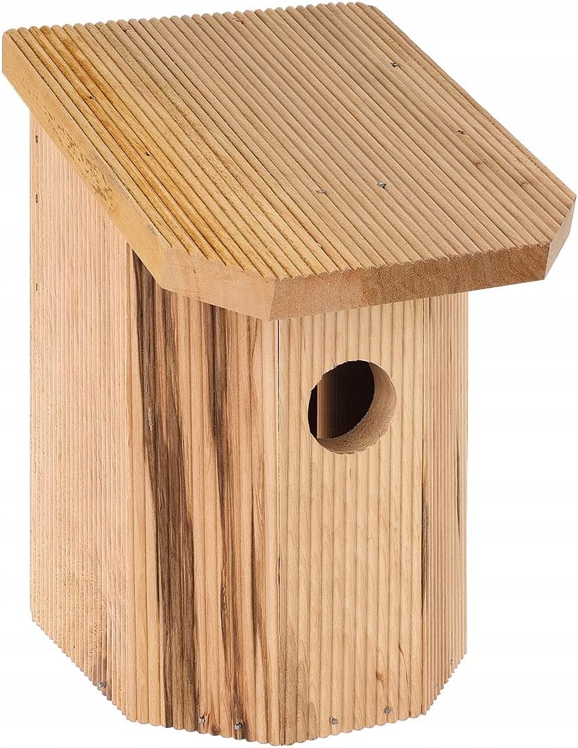 MAZUR 4X Nistkasten zum Aufhängen | Vogelhaus | Bausatz | handgemacht in Europa | für Meisen, Kleinv