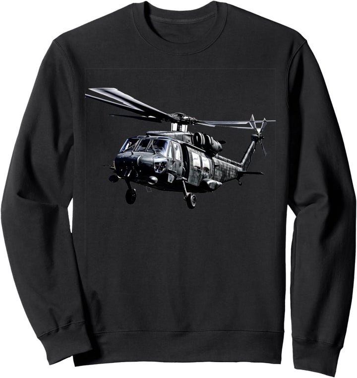 Blackhawk Hubschrauber | Militärgeschichte Buff Sweatshirt