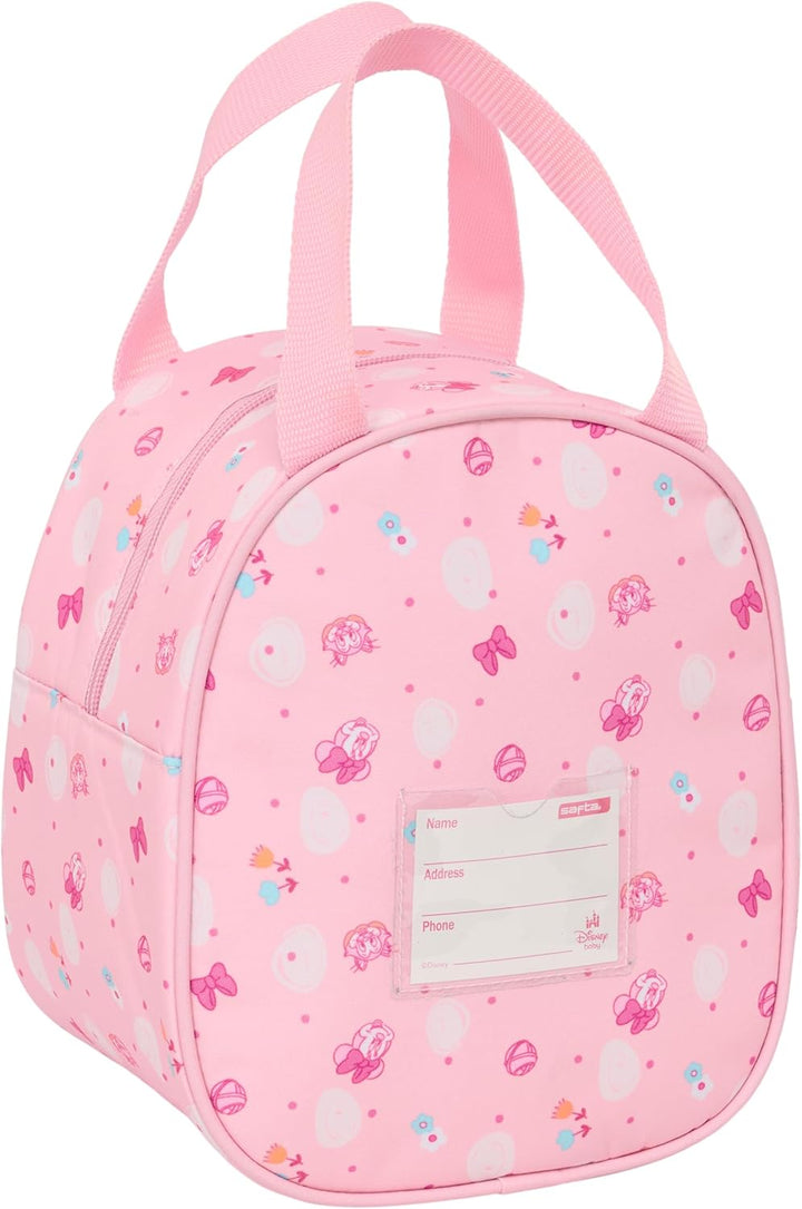 safta Minnie Mouse Baby Lunchtasche, hochwertig und widerstandsfähig, für Mahlzeiten, Freizeit, 19 x