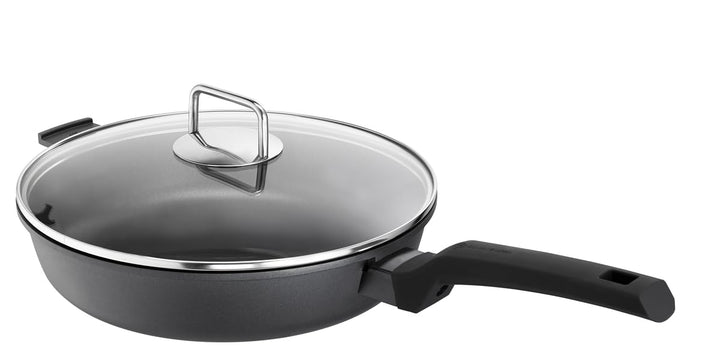 Schulte-Ufer, Induktion, Charisma i Schmorpfanne, Pfanne mit Deckel, Aluguss, mit optischer Brat-Anz