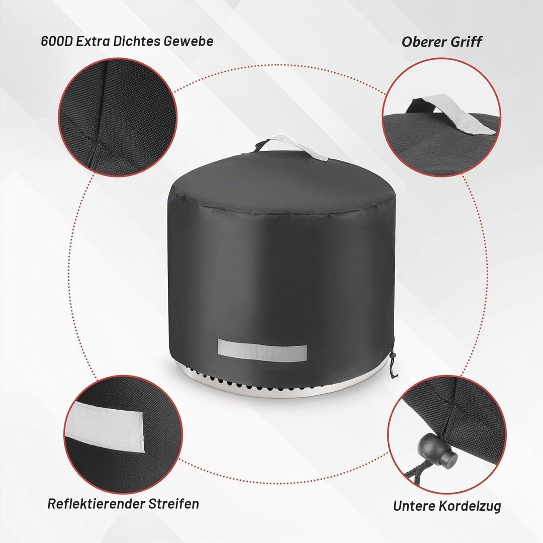 Solo Stove Abdeckung für Bonfire Feuerschale, Feuerstellenabdeckung Gasfeuerstelle für Solo Stove Bo