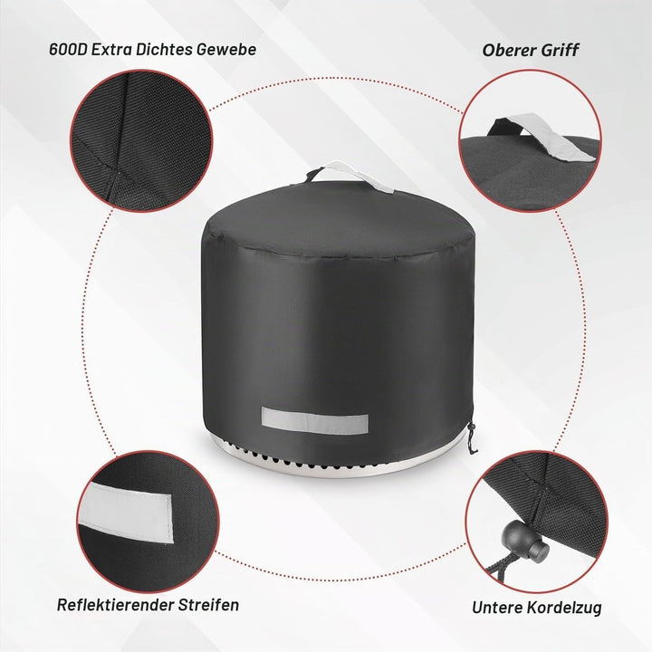 Solo Stove Abdeckung für Bonfire Feuerschale, Feuerstellenabdeckung Gasfeuerstelle für Solo Stove Bo
