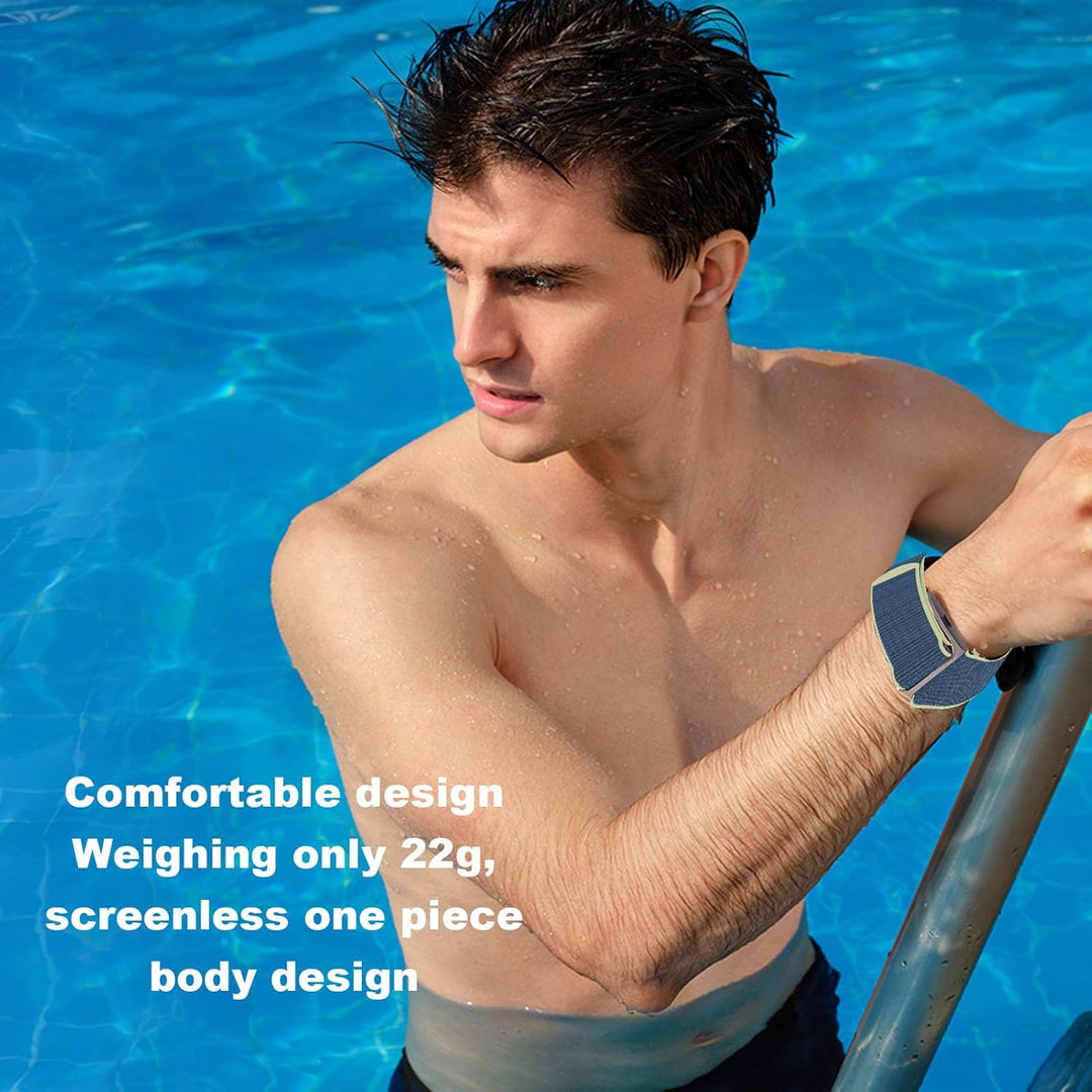 ASHATA Smart Armband, 10 M Wasserdichtheit, 127 Sportmodi Wearable Aktivität mit Schritt Counter Her