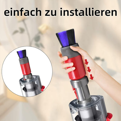 Kratzfreie Staubbürste für Dyson Outsize / V7 / V8 / V10 / V11 / V15 Staubsauger, Spurenloser Staubb