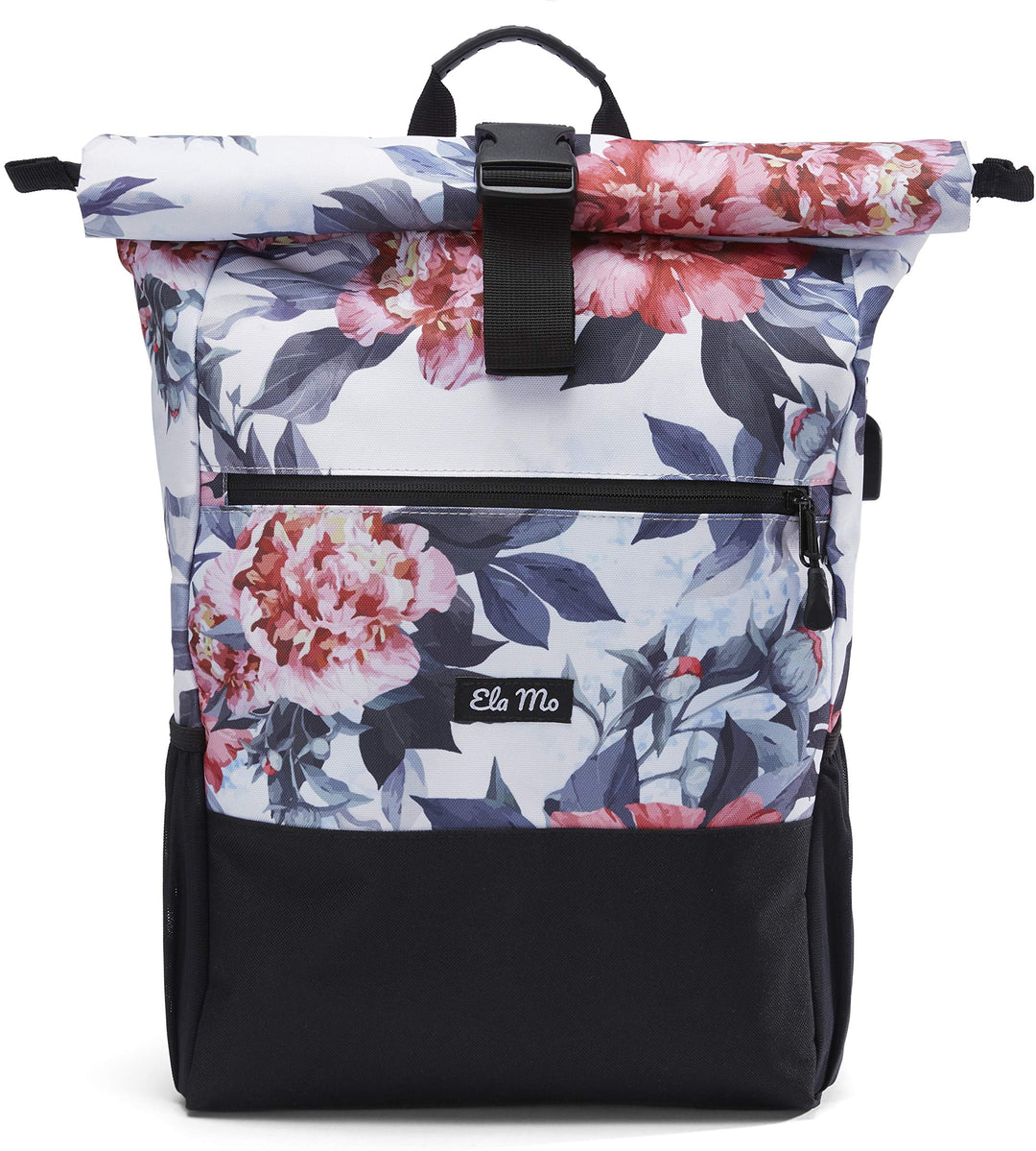 Ela Mo Rucksack Damen Schön, Komfortabel und Durchdacht 18 L (Bloom!), Bloom!