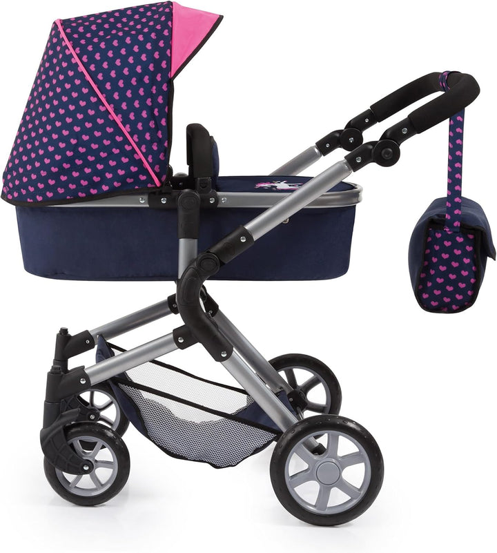 Bayer Design 18154AA City Neo Puppenwagen mit Wickeltasche und Einkaufskorb / umwandelbar in einen S