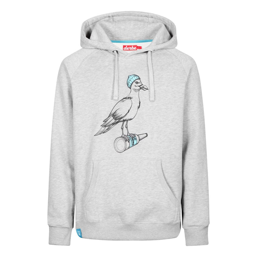 derbe Sturmmöwe Mono - Hoodie M Grey Melange, M Grey Melange