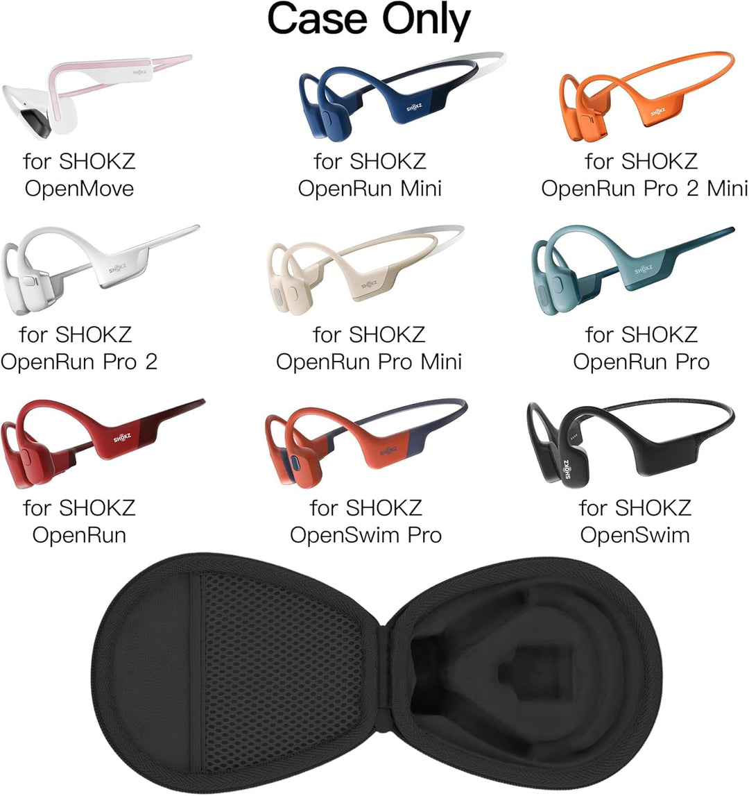 co2CREA für SHOKZ OpenRun Knochenschall Kopfhörer,Schutzhülle Tasche für OpenRun mini/Pro 2 mini/Ope