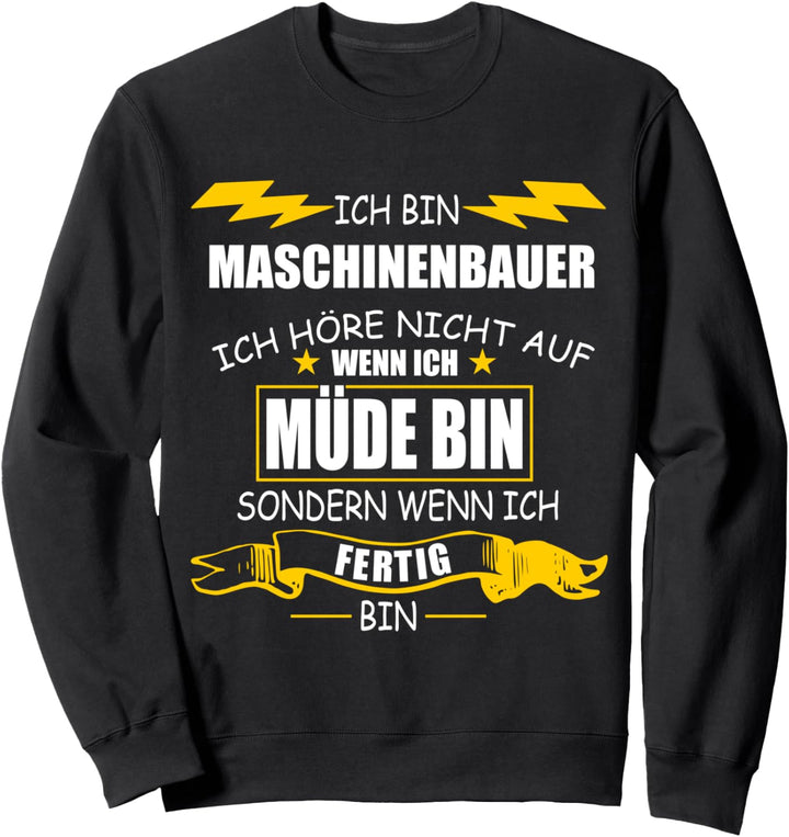 Maschinenbau Ingenieur Geschenk Sweatshirt
