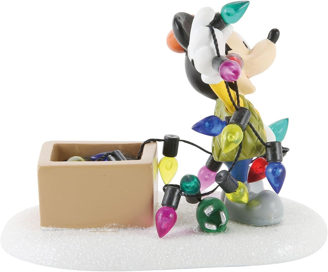 Department 56 Disney Village Mickey Lights Up Weihnachtszubehör, 5,7 cm