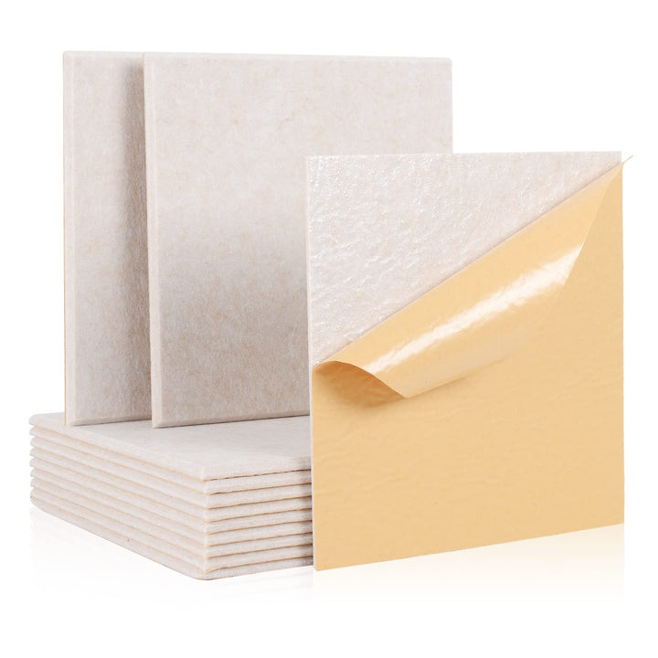 Rdutuok 12 Stück Selbstklebend Akustikplatten,30 x 30 x 1 cm Akustik Absorber Akustik Panel für Tons