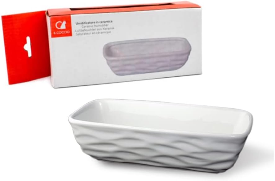 Martini Spa Il Coccio Evaporatori-Air Luftbefeuchter, gestreift, Weiss, 1 Stück (Packung mit 2) Einh