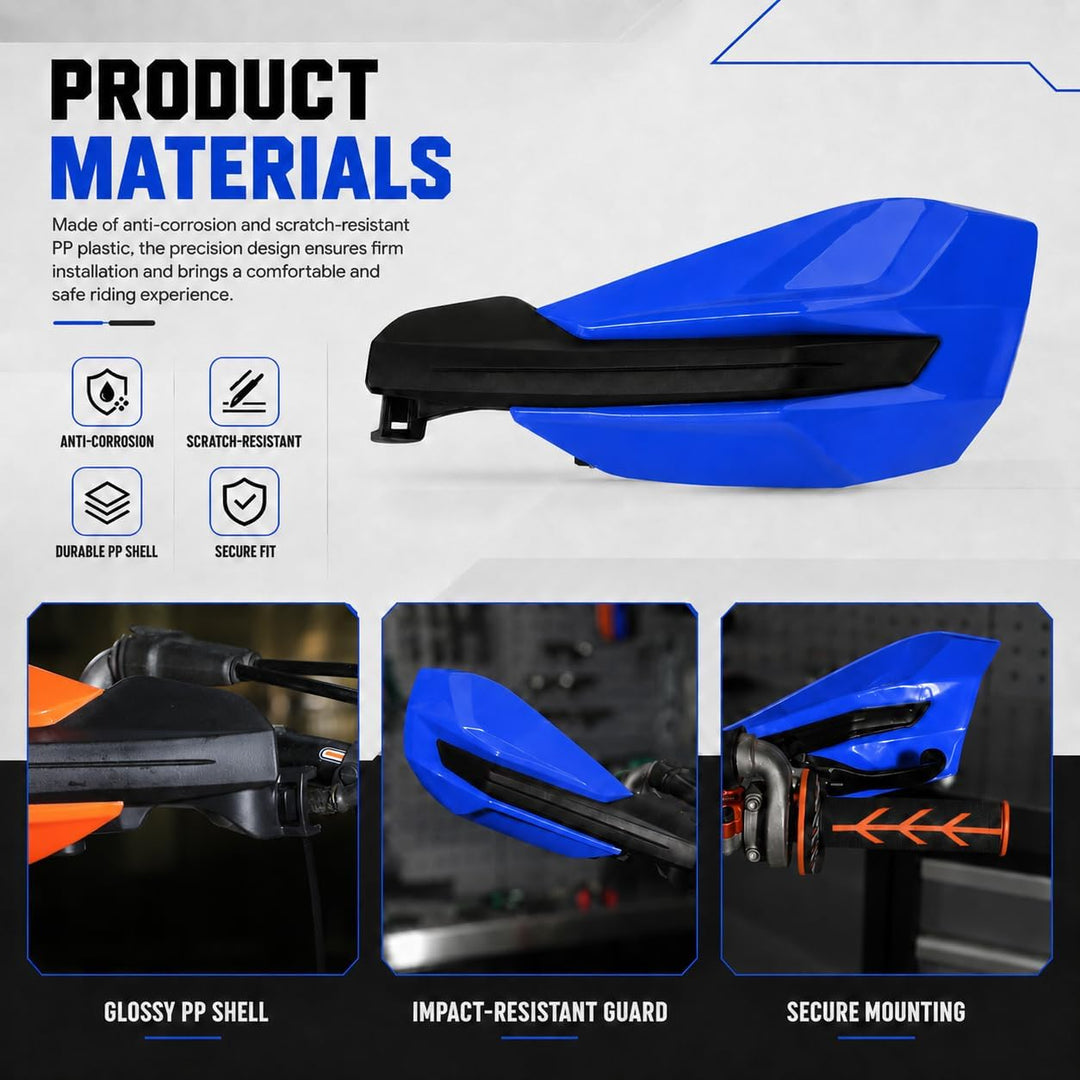 JFG RACING Handguards,Handguards Motorrad Handschutz Motorrad Universal Für 22mm 28mm Lenker SX SXF