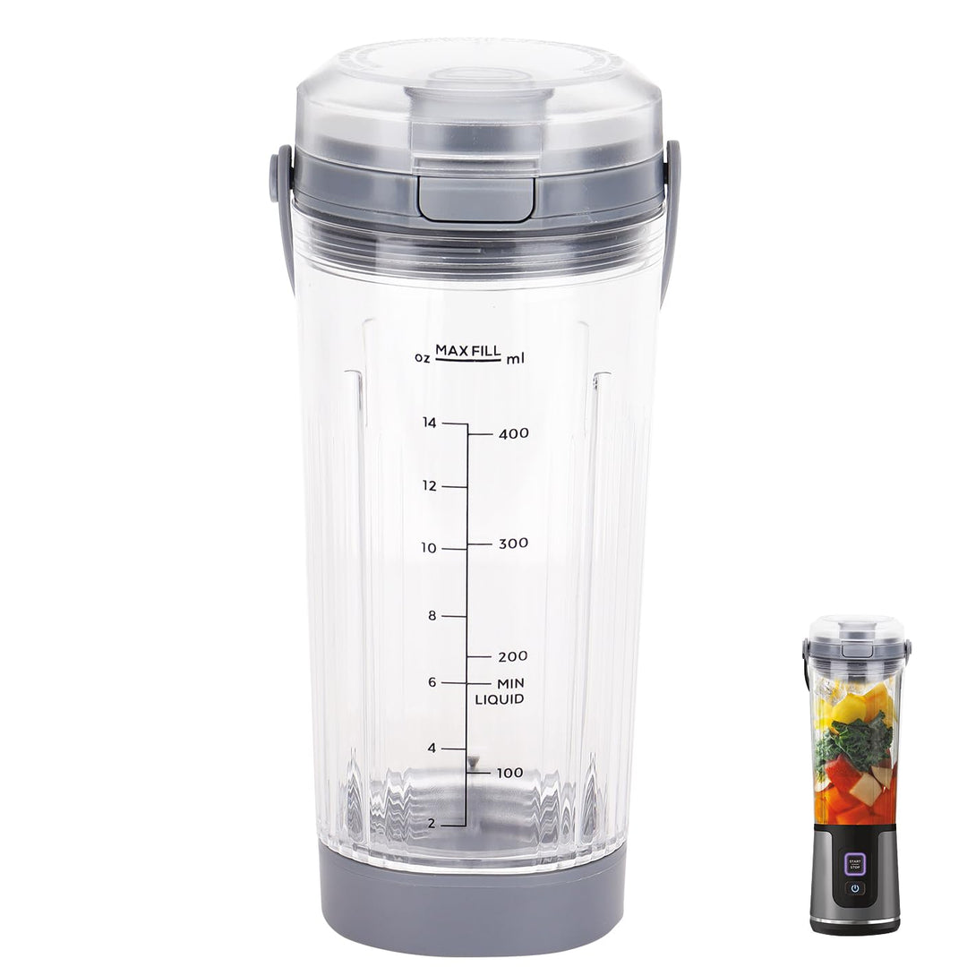 Ersatz-Mixerbecher mit Deckel für Ninja Blast Portable Blender BC100 & BC151 Serie: 510.3 g Blender