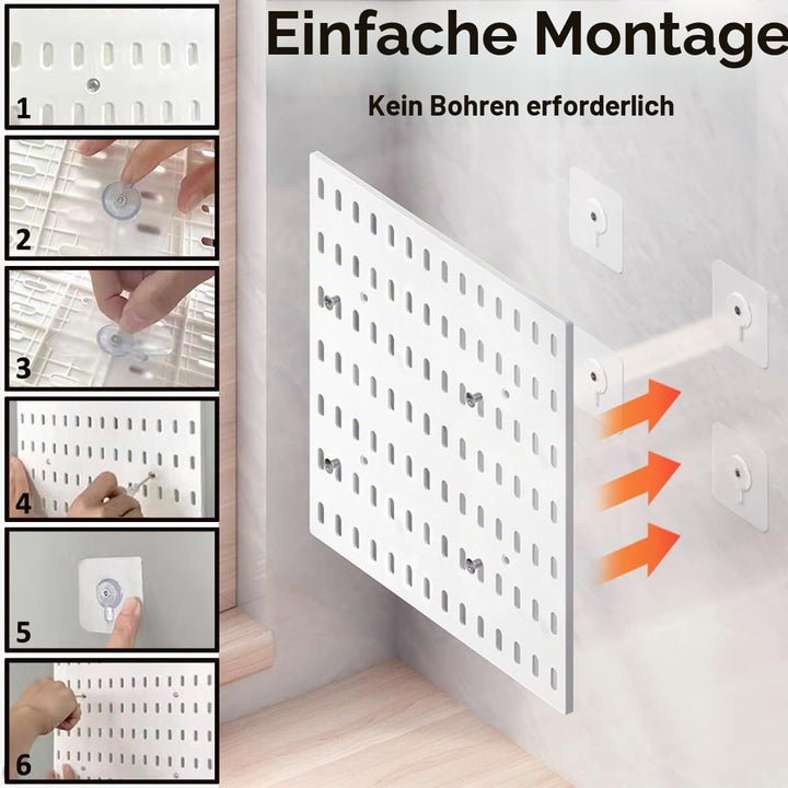 Werkzeuglochwand Stecktafel Kombinationsset Aufbewahrungs Wandorganizer Küchenorganisation Wandlochp