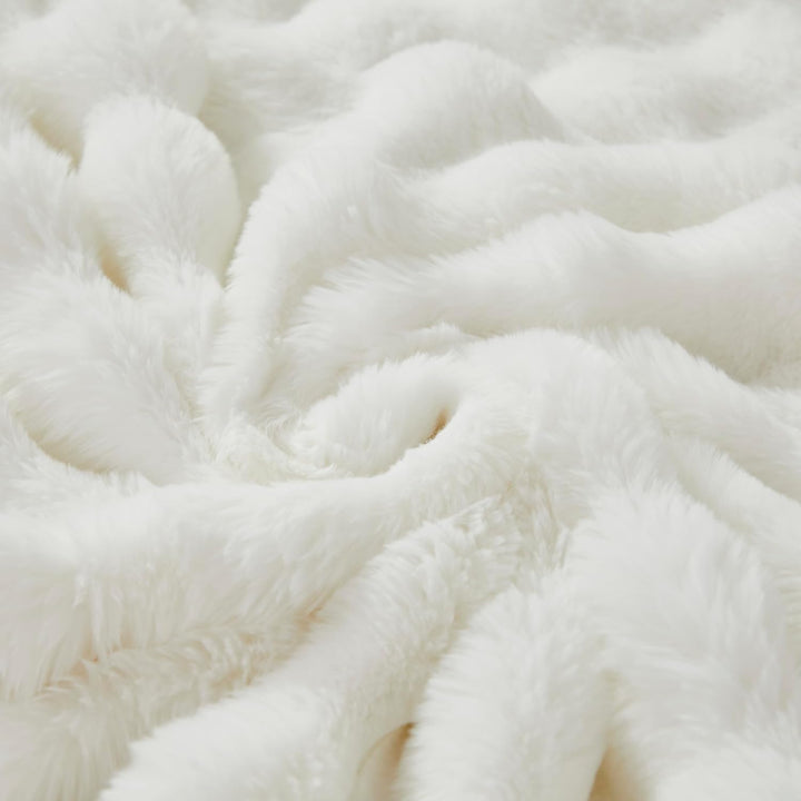 Kuscheldecke Kaninchen Plüsch Flauschige Decke Soft Wohndecke Dick 1000GSM Flanell Decke Couchdecke