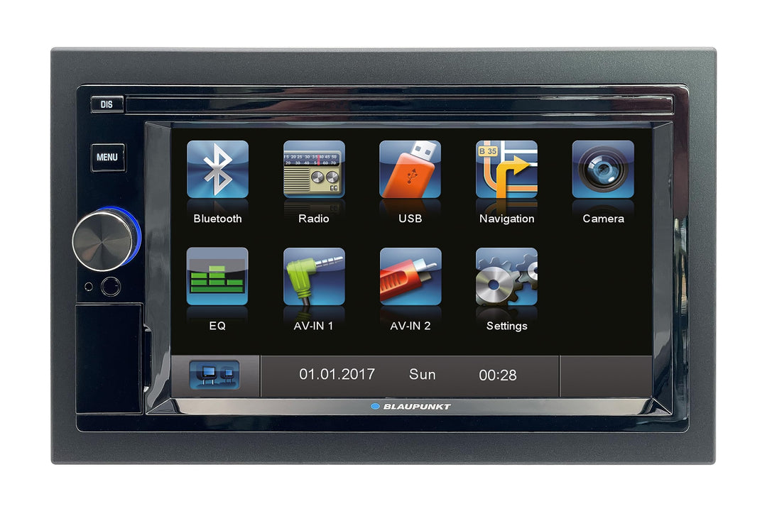Blaupunkt Santa Cruz 370 DAB, 2-DIN Car-Multimedia, 6,2 Zoll Touchscreen, Navigation vorbereitet (So