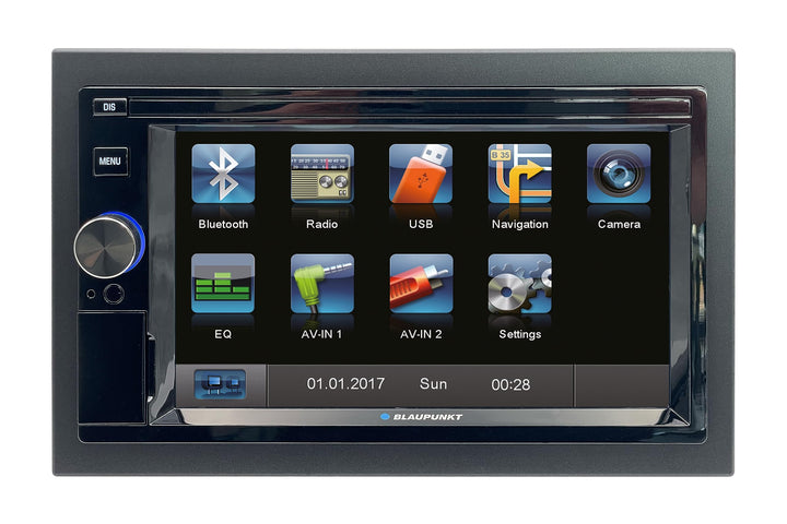 Blaupunkt Santa Cruz 370 DAB, 2-DIN Car-Multimedia, 6,2 Zoll Touchscreen, Navigation vorbereitet (So
