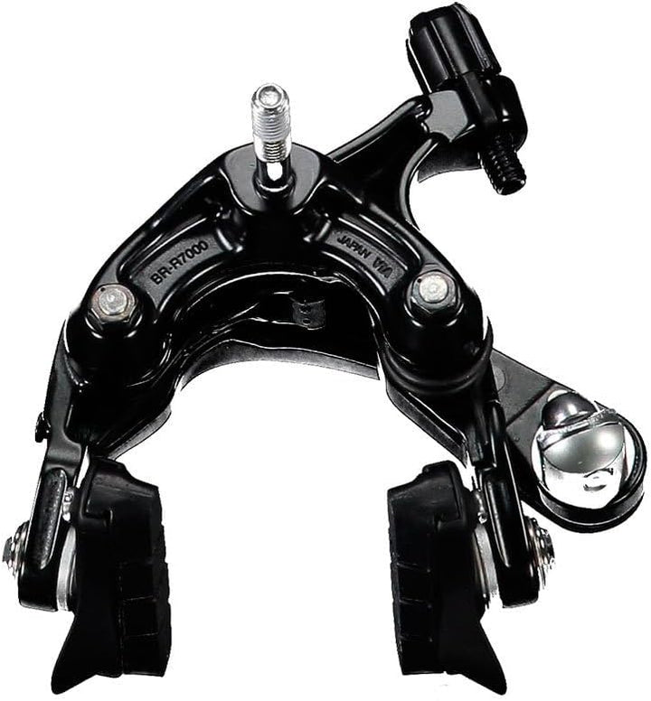 SHIMANO 105 BR-R7000 Rennbremse (Vorderrad | ohne Hebel | 51mm) Schwarz, Schwarz