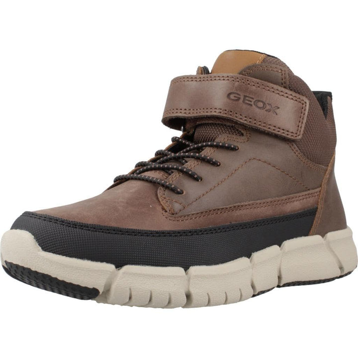 Geox Jungen J Flexyper BoyAnkle Boot 36 EU Dk Brown, 36 EU Dk Brown
