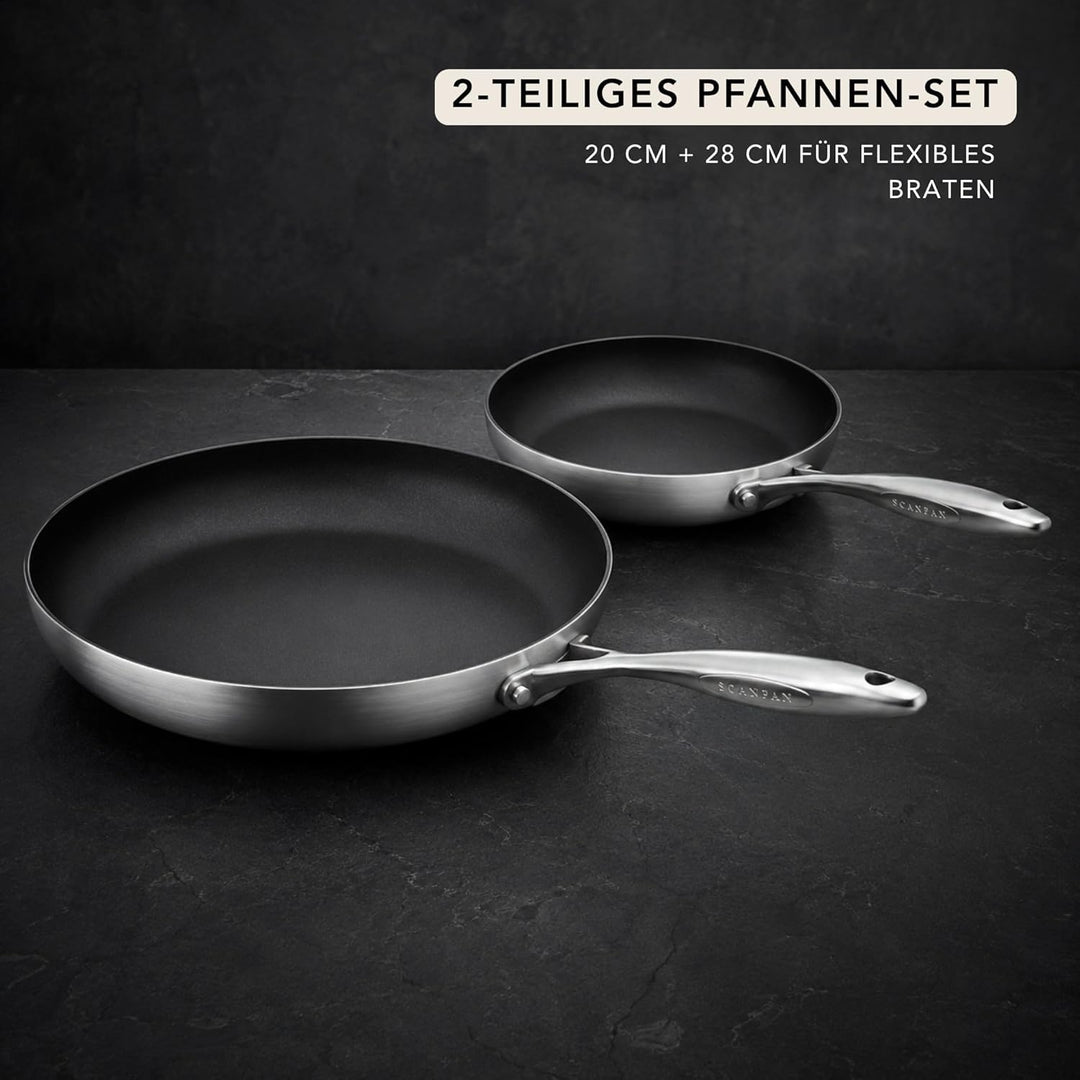SCANPAN CTX Pfannenset 2-teilig mit Antihaftbeschichtung 20 und 28 cm