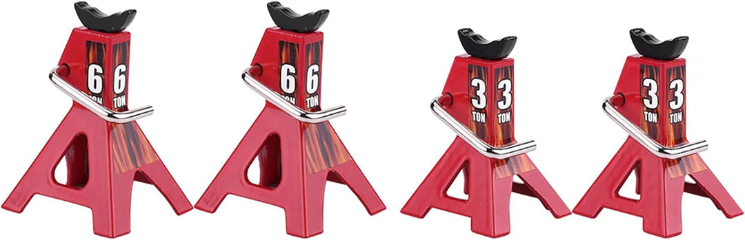 RC Jack Stand, Jack Stand, Red 3 Ton 6 Ton D90 Axial Wraith SCX10 RC Crawler Car im Massstab 1:10