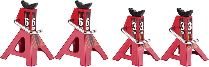 RC Jack Stand, Jack Stand, Red 3 Ton 6 Ton D90 Axial Wraith SCX10 RC Crawler Car im Massstab 1:10
