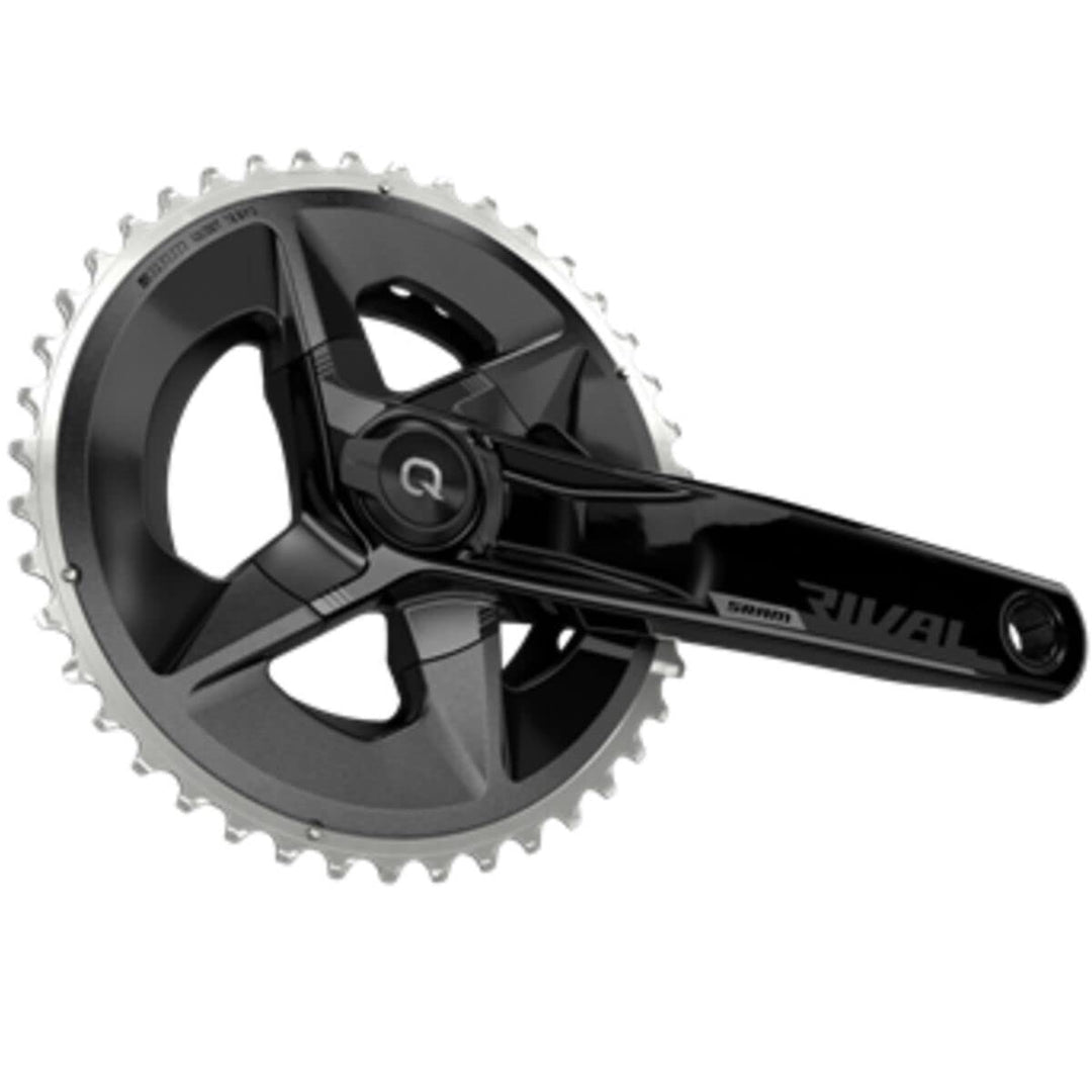 Sram Unisex – Erwachsene Rival Kurbelgarnitur, Schwarz Aluminium, 46-33