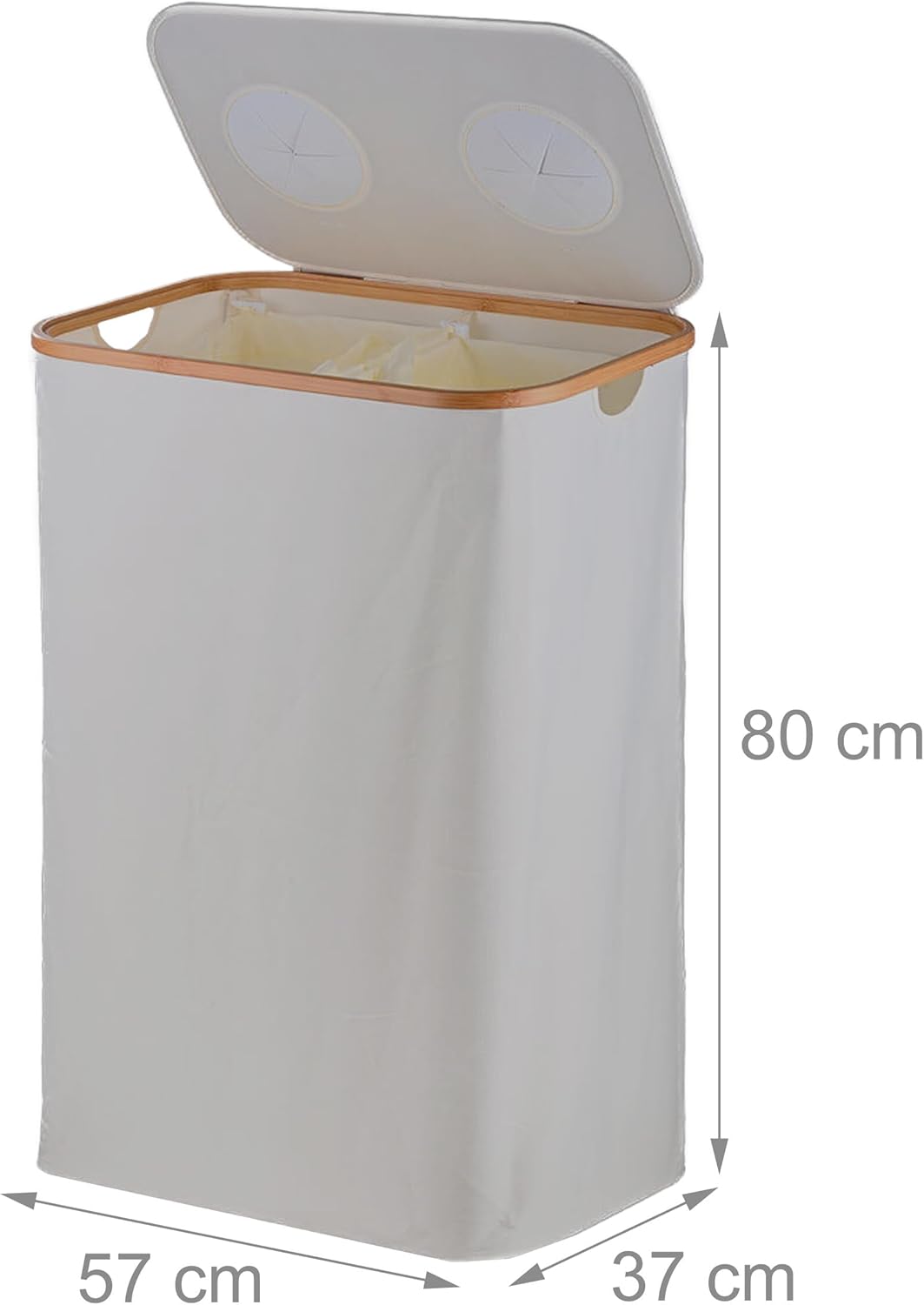 Relaxdays Pfandflaschen Sammelbehälter, 170 L, bis 100 Flaschen, 2 Beutel, Flaschensammler für Glas
