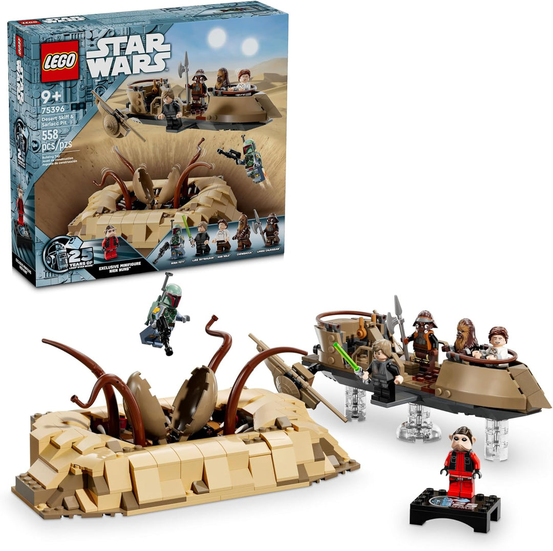 LEGO Star Wars 75396 - Wüsten-Skiff und Sarlacc-Grube (558 Teile)