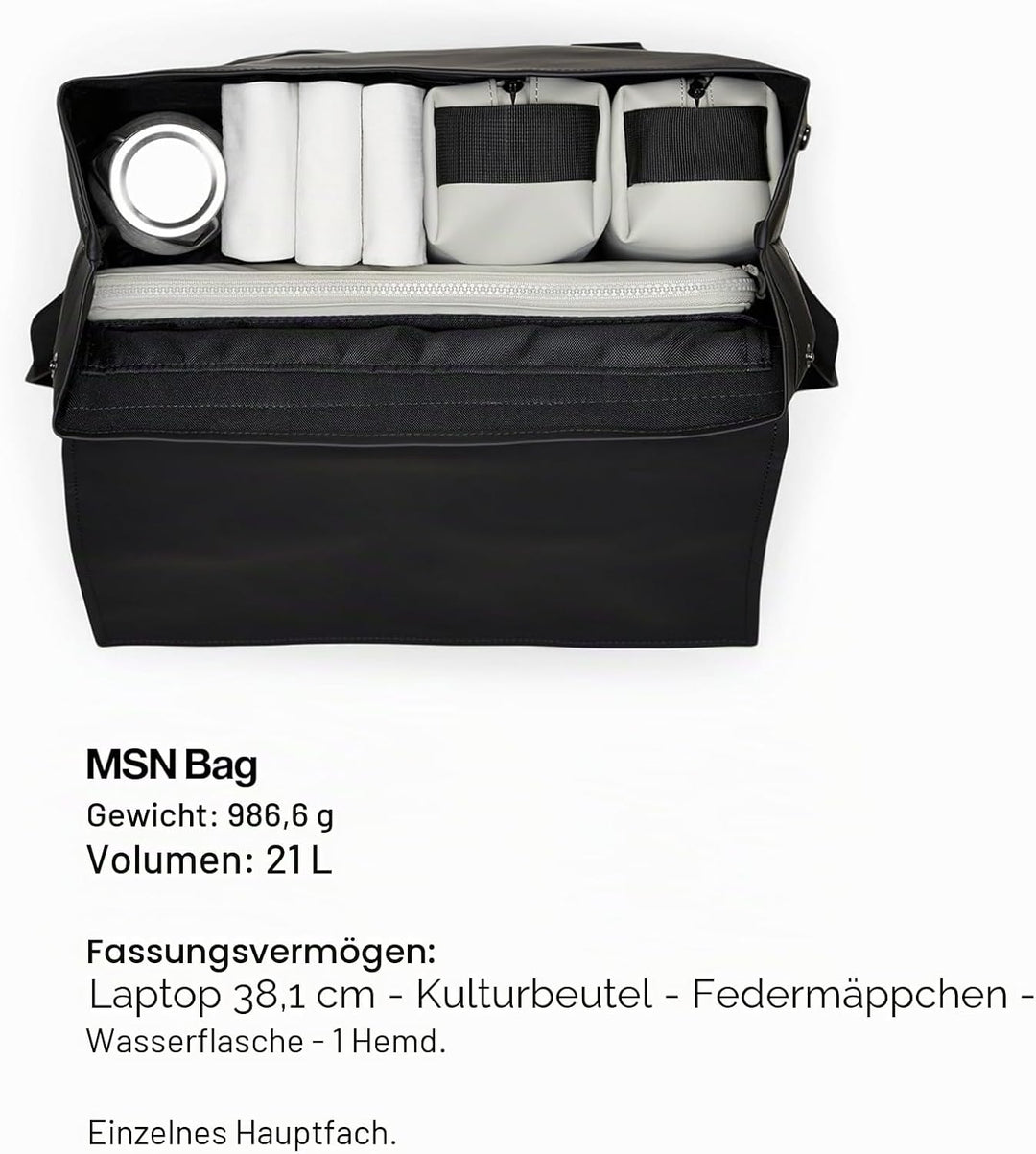 RAINS Unisex MSN Bag Rucksack, Einheitsgröße (2023 edition) Grün