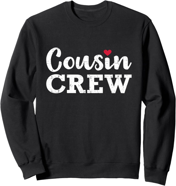 Cousine Crew Herz Sweatshirt