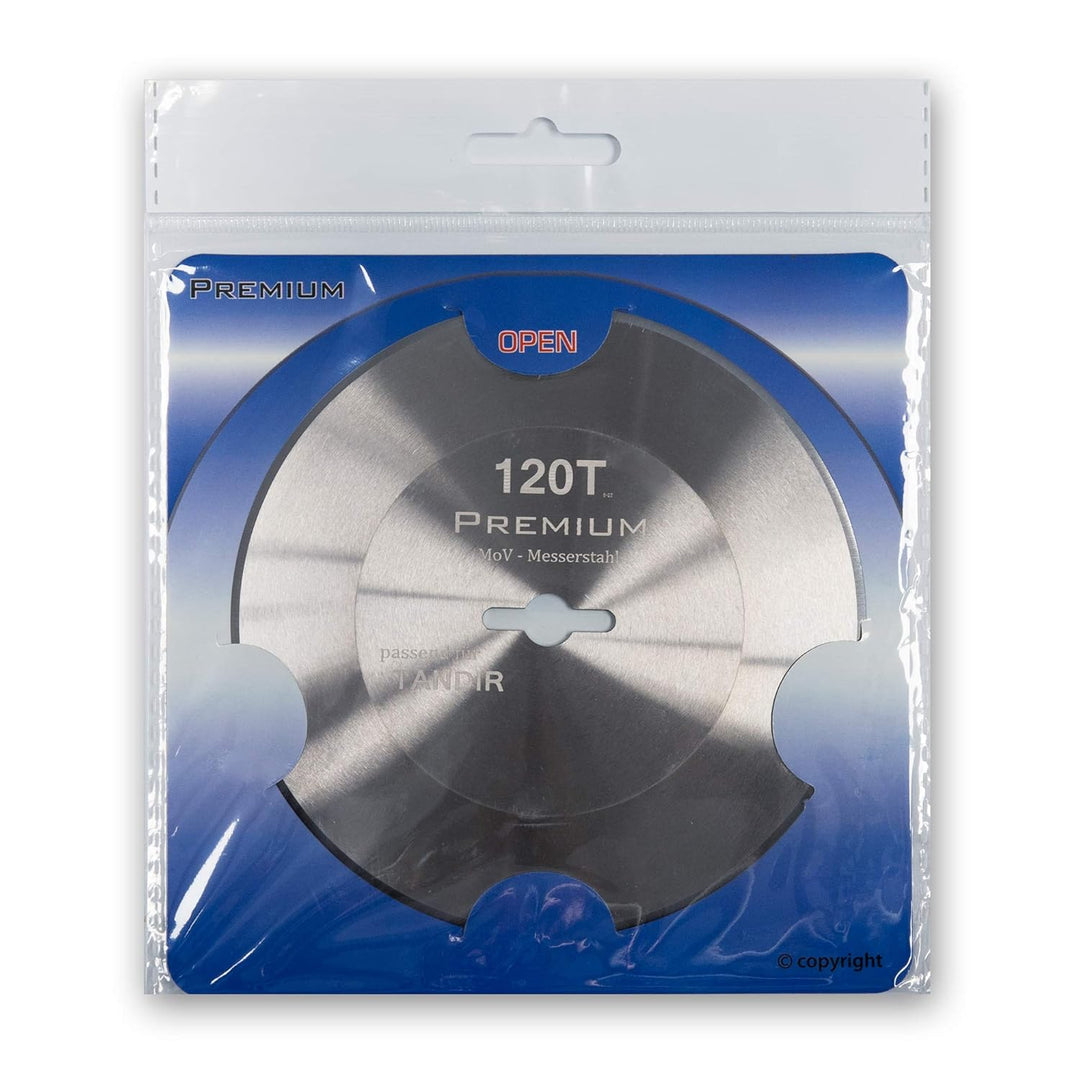 GASTRONICS Kreismesser für Tandir - 120 mm, glatt - Dönermesser aus Edelstahl in Premium Qualität