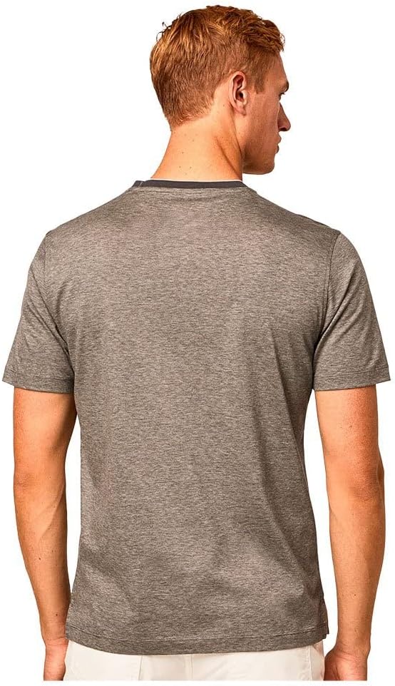 Hackett London Herren A Fil STR Tee T-Shirt, Stahl