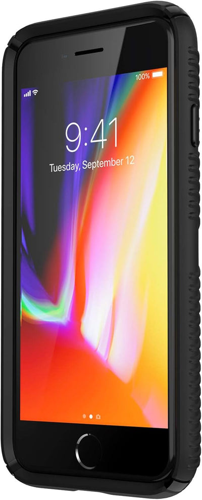 Speck-Produkte Presidio2 Grip-Schutzhülle, kompatibel mit iPhone SE (2020)/iPhone 8/iPhone 7, Schwar